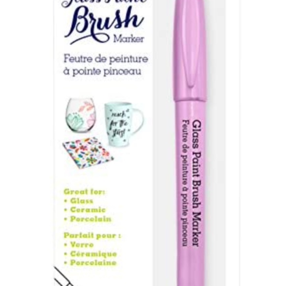Glass Paint Brush Marker Permanent 15mm (Pink) - Picture 3 of 6